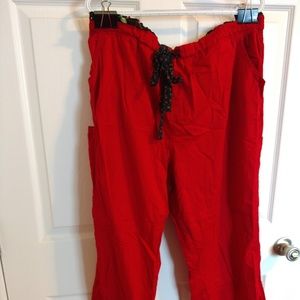 Mary Engelbreit Boot Cut Cargo Scrub Pant